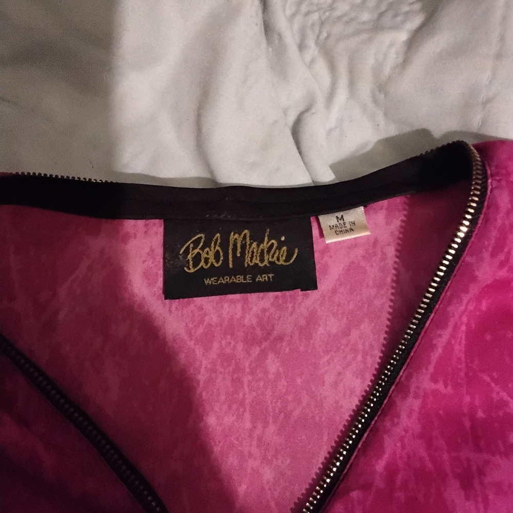 Bob Mackie Pink Wearable Art Jacket